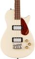Click to learn more about the Gretsch Streamliner Jet Club Single-cut Electric Bass Guitar - Vintage White