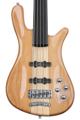 Click to learn more about the Warwick RockBass Streamer NT I 5-string Fretless Bass Guitar - Natural