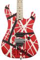 Click to learn more about the EVH Striped Series 5150 Electric Guitar - Red, Black and White