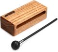 Click to learn more about the Timber Drum Company T4-S Solid American Hardwood Wood Block - Small