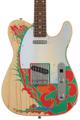 Click to learn more about the Fender Jimmy Page Telecaster - Natural with Artwork