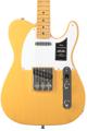 Click to learn more about the Fender Vintera III Late '50s Telecaster Electric Guitar - Butterscotch Blonde, Ash Body