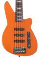 Click to learn more about the Reverend Triad 5-string Electric Bass Guitar - Baked Orange, Rosewood Fingerboard