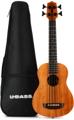 Click to learn more about the Kala Nomad Acoustic-electric U-Bass Ukulele - Natural