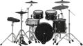 Click to learn more about the Roland V-Drums Acoustic Design VAD516 Electronic Drum Set - Midnight Sparkle