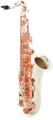Click to learn more about the Victory Musical Instruments Revelation Series Special Edition Bb Tenor Saxophone - Silver Plated/Rose Gold with 925 Neck