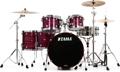 Click to learn more about the Tama Starclassic Walnut/Birch WBS52LS 5-piece Shell Pack - Phantasm Oyster