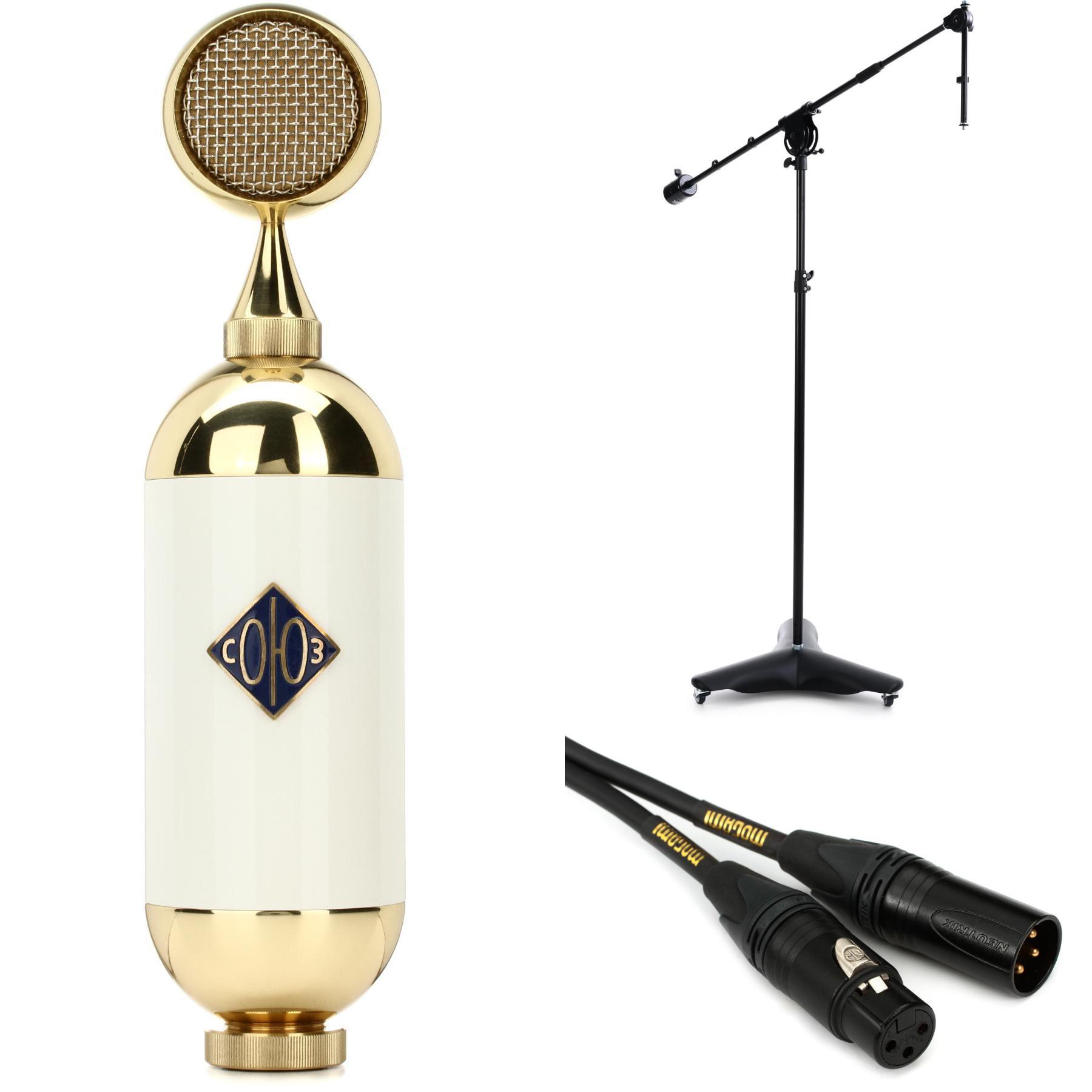 Soyuz 017 TUBE V2 Large-diaphragm Tube Condenser Microphone Bundle with Stand and Cable