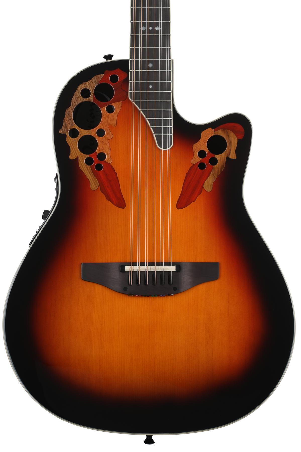 Ovation Standard Elite 12-String Acoustic-Electric Guitar - New England ...