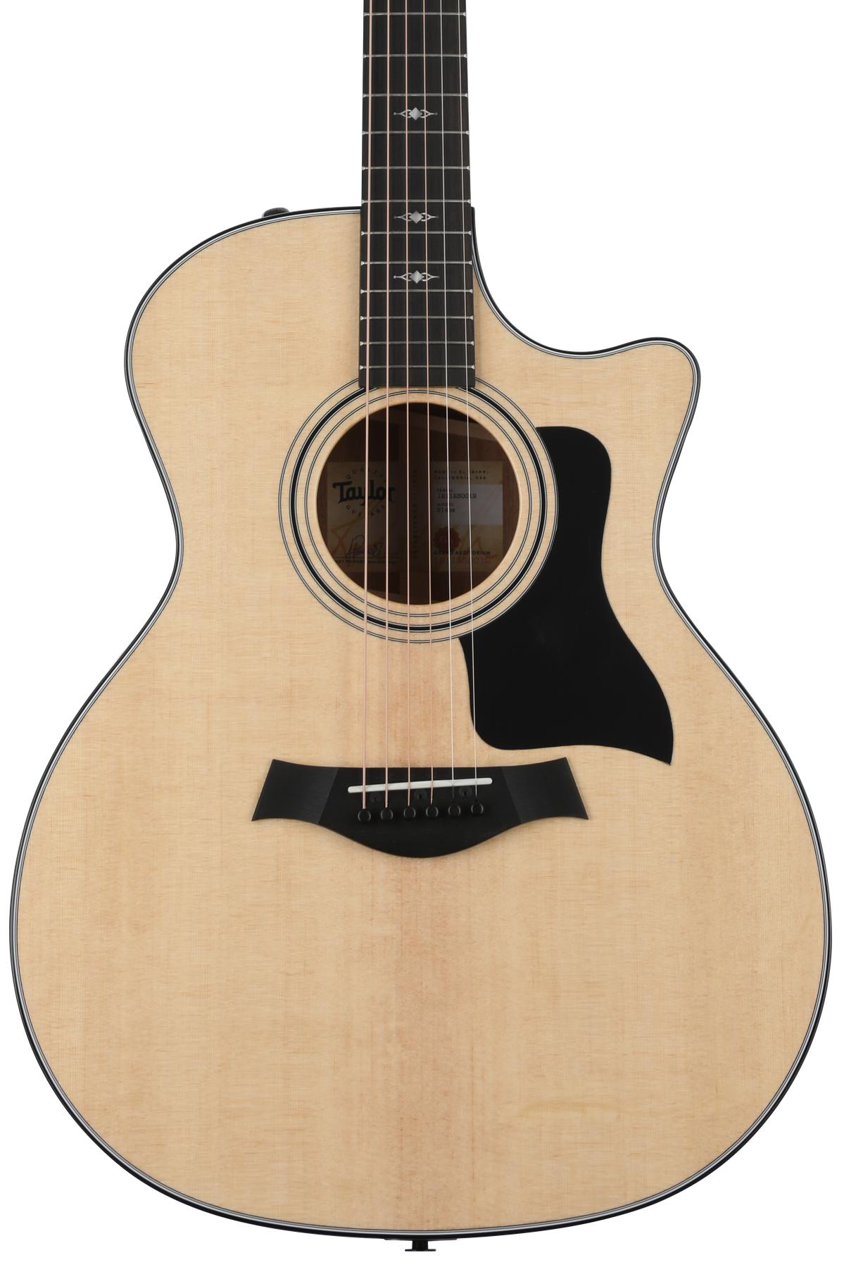 Taylor 314ce Acoustic-electric Guitar - Natural Sapele (2-pack) Bundle