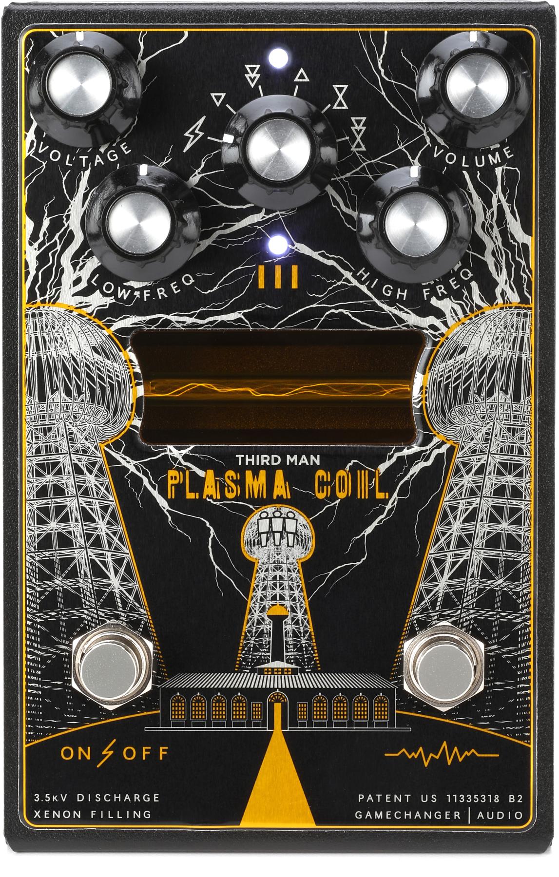 Third Man Records Plasma Coil High Voltage Distortion / Octave Pedal