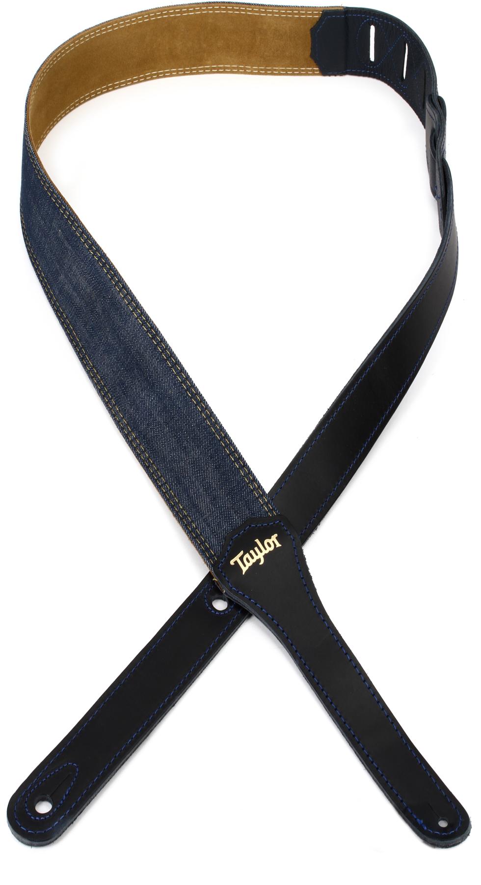 Blue Denim Guitar Strap