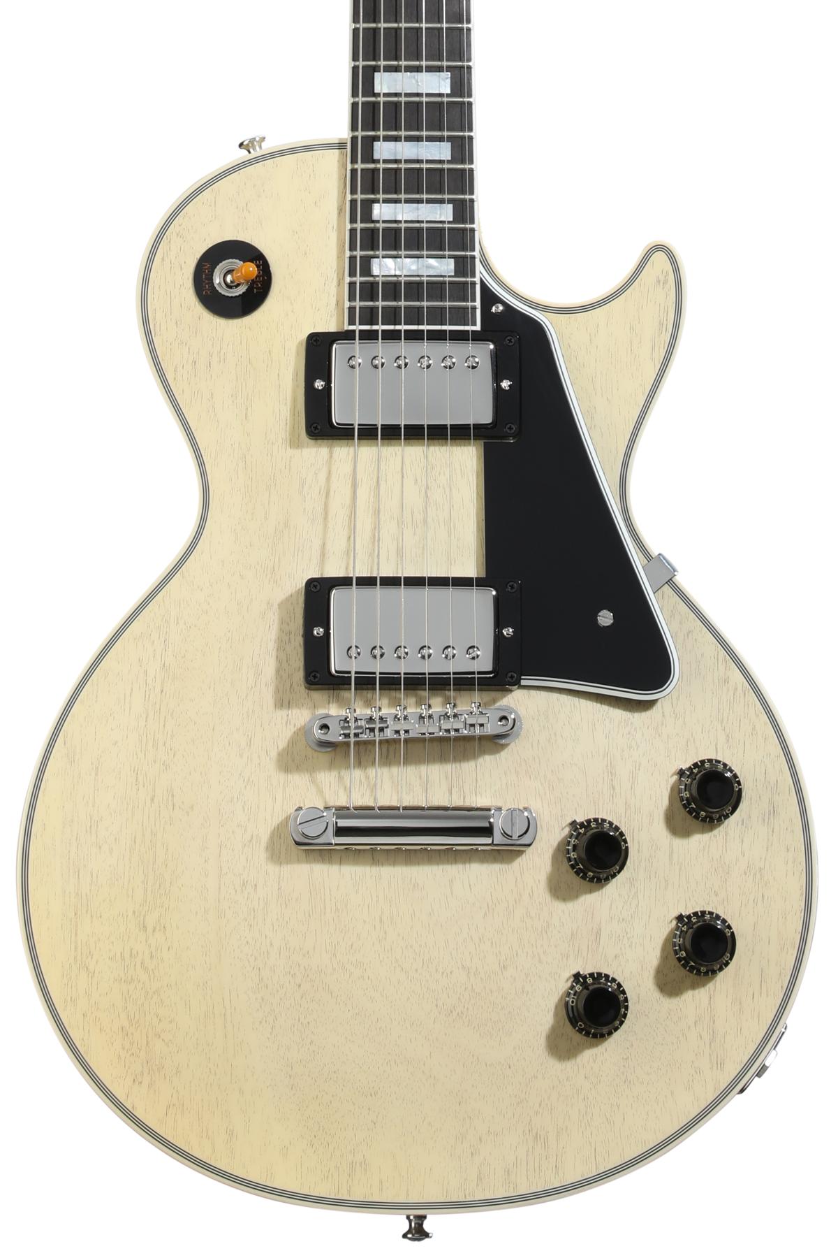Gibson Custom Dealer Select 1957 Les Paul Custom Electric Guitar - TV White
