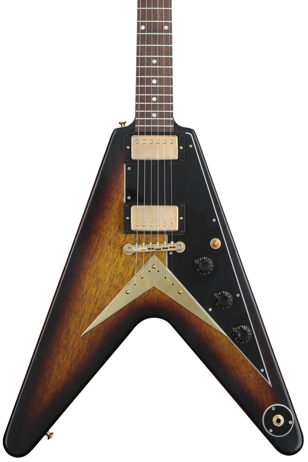 Gibson Custom 1958 Korina VOS Flying V Electric Guitar