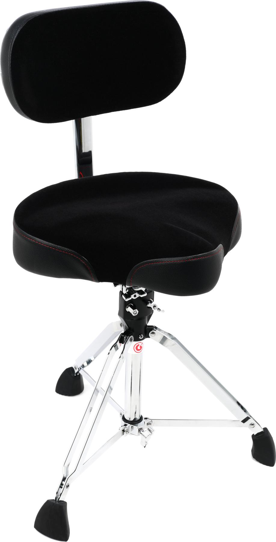 Gibraltar 9608MB Moto-style Drum Throne with Backrest