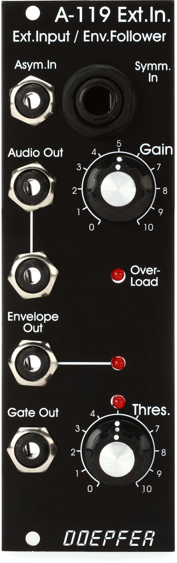 A-119 External Input/Envelope Follower Eurorack Module - Vintage Edition