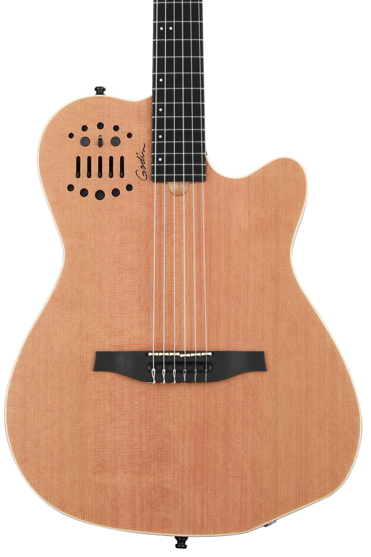 Godin ACS-SA Slim, Nylon String Acoustic-Electric Guitar - Natural Semi-Gloss