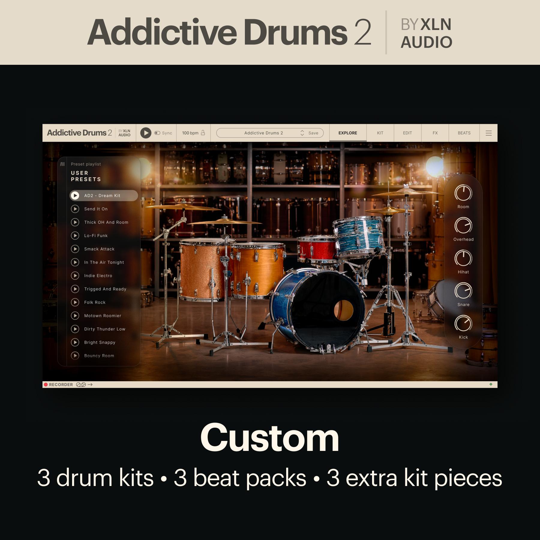 3. Addictive Drums 2 By XLN Audio