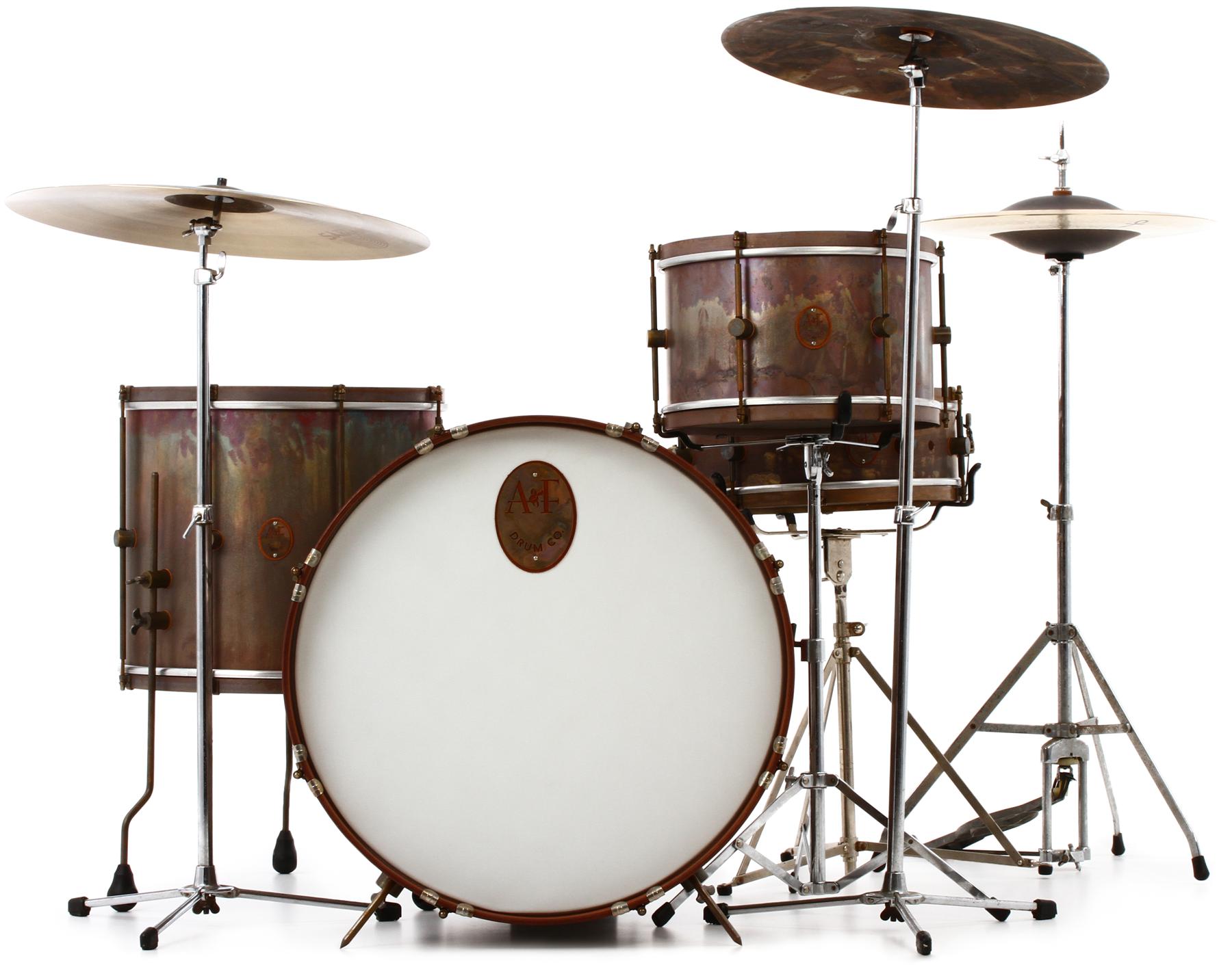 A&F Drum Company Copper 3-piece Shell Pack