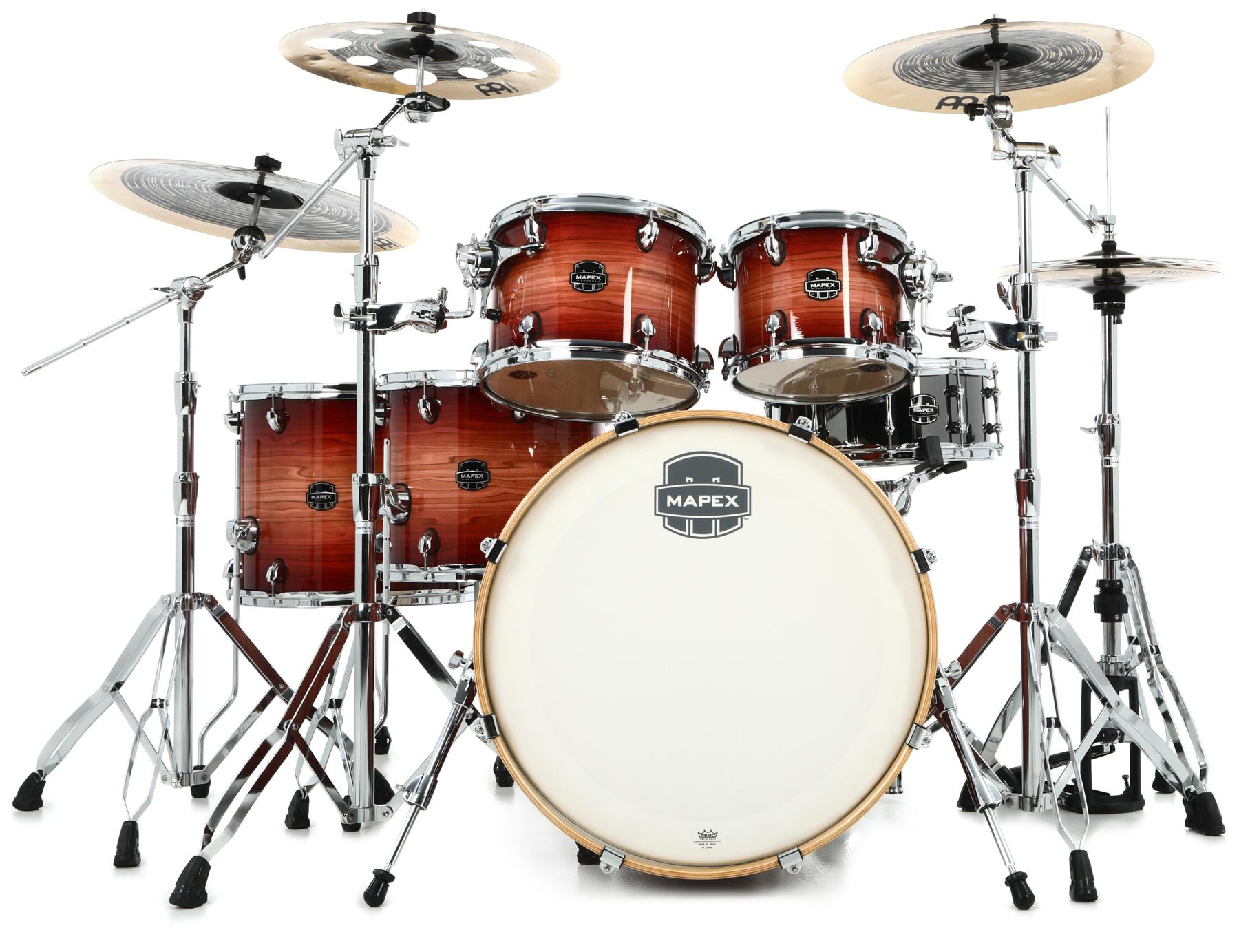 Mapex Armory 6-piece Studioease Fast Tom Shell Pack - Redwood Burst
