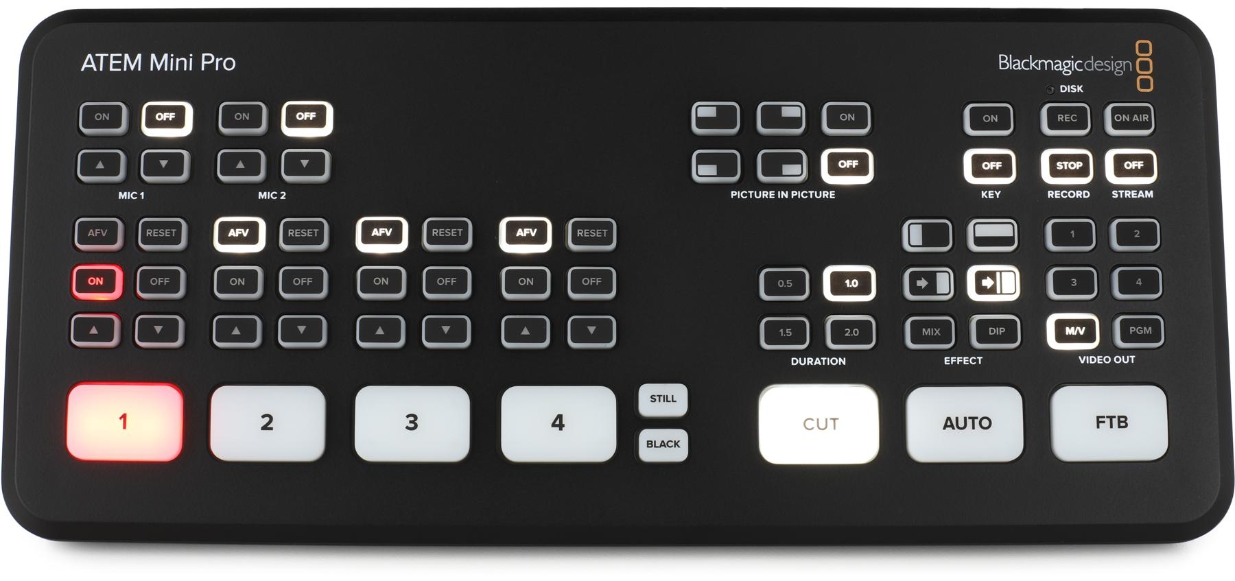 ATEM Mini Pro HDMI Video Production Studio with Livestreaming