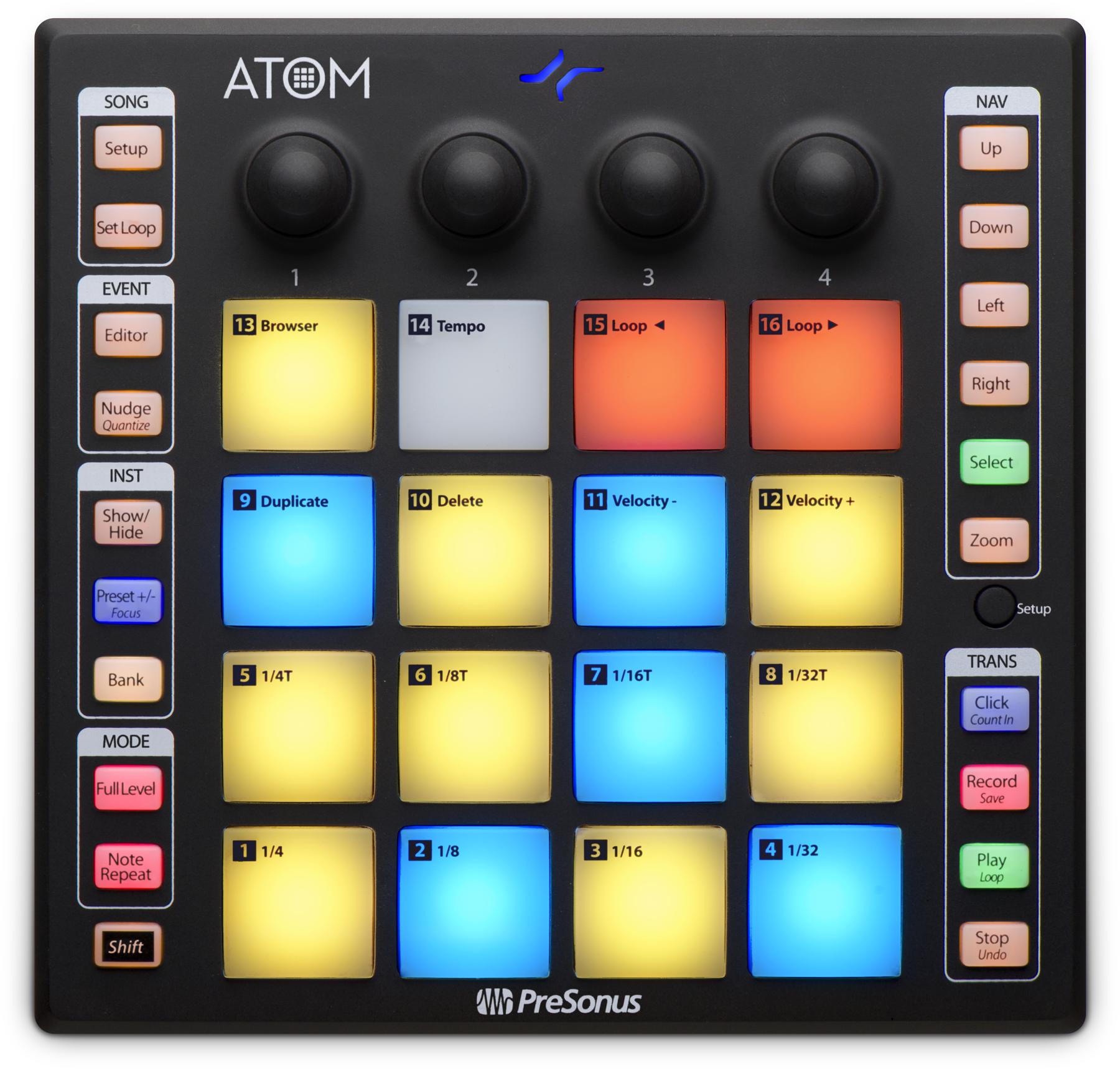ATOM 16-pad Performance Controller