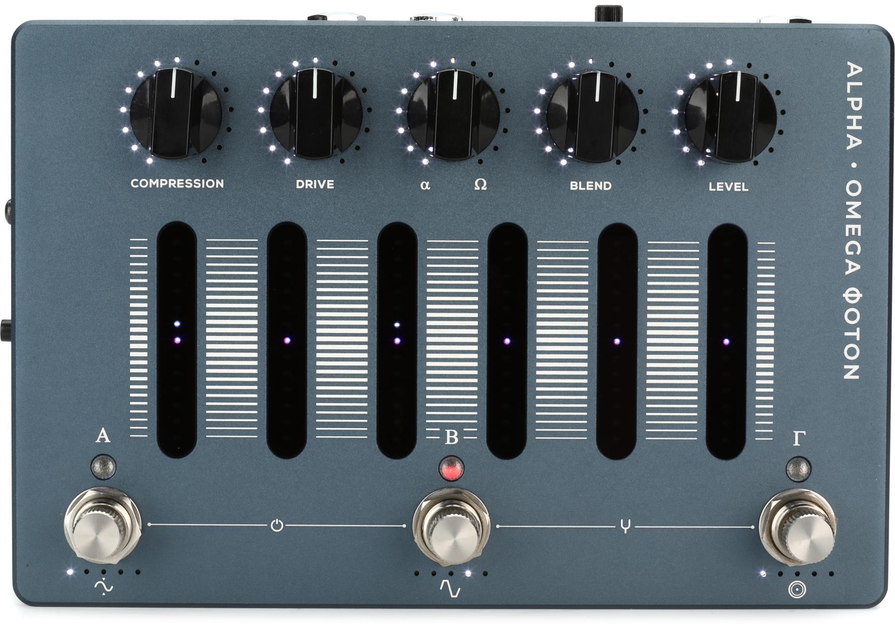 Alpha-Omega Photon Bass Distortion/Compression Pedal
