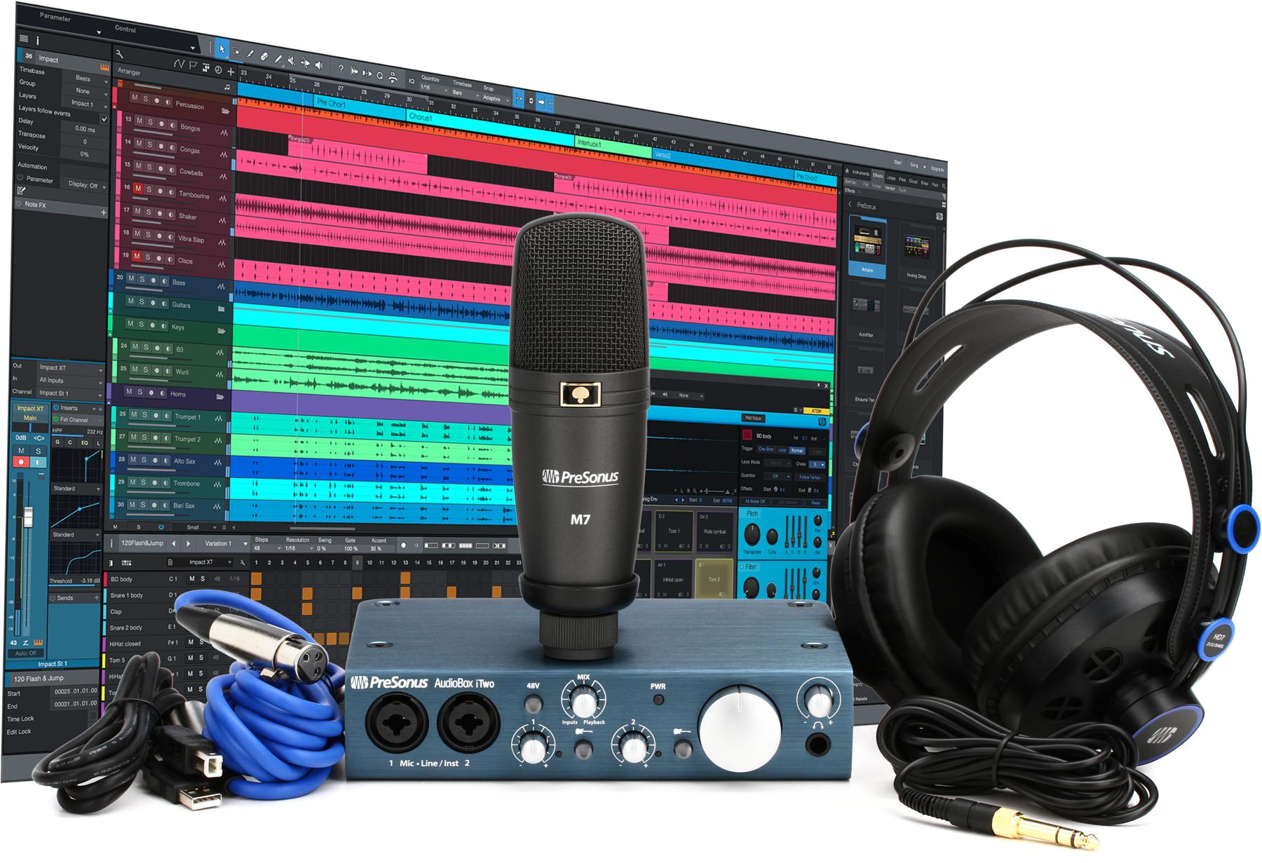 AudioBox iTwo Studio - 2x2 USB/iPad Recording System