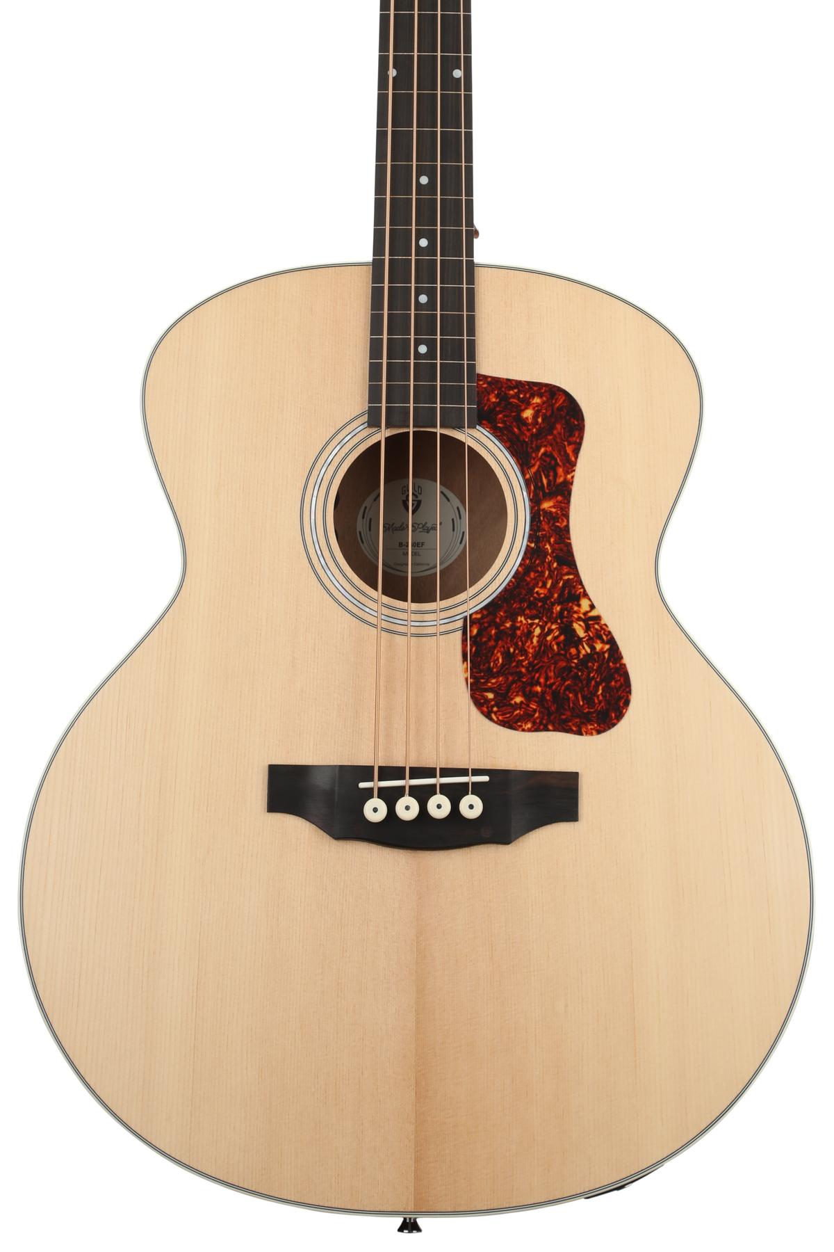 B-240EF Fretless Concert Acoustic-electric Bass Guitar - Natural