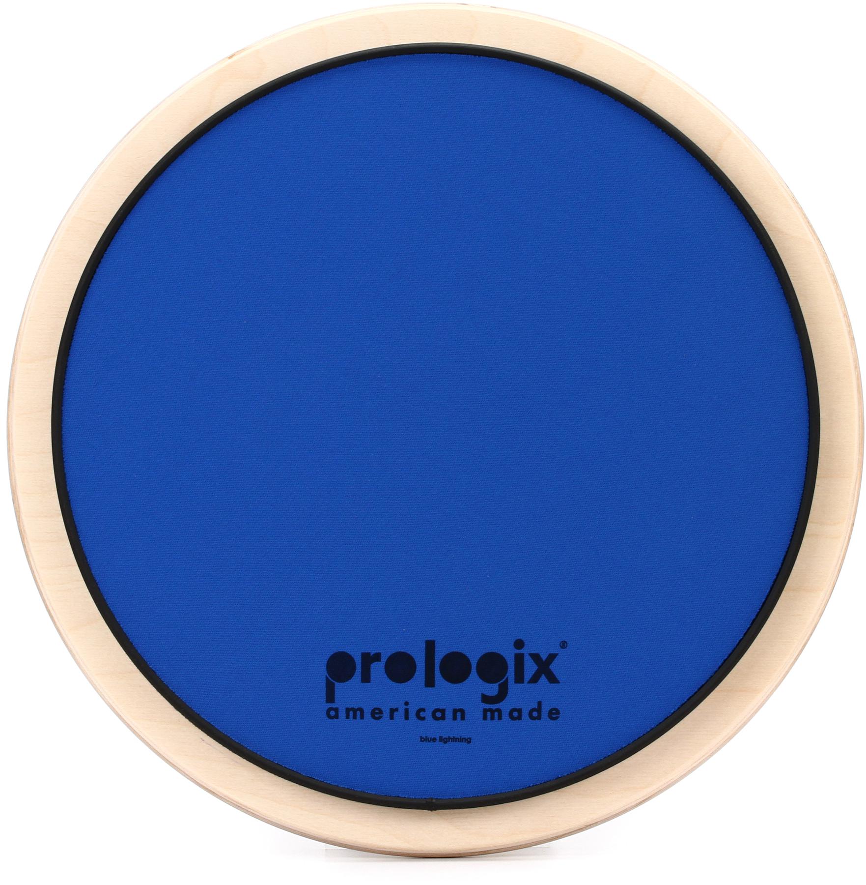 Prologix Percussion Blue Lightning Practice Pad 12-inch - VST Heavy Resistance