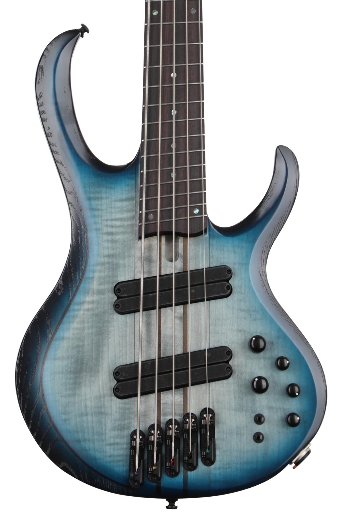 Ibanez BTB Bass Multiscale 5string Electric Bass Cosmic Blue Starburst Lowgloss