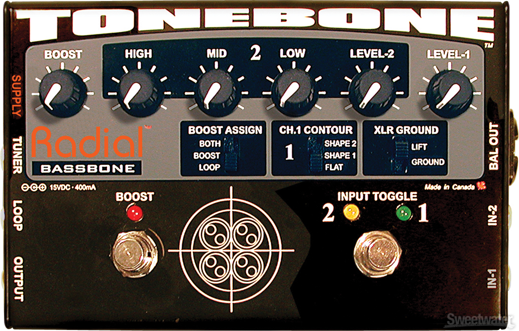 Bassbone Bass Preamp Pedal