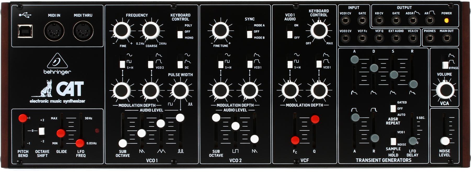 CAT Desktop Duophonic Analog Synthesizer Module