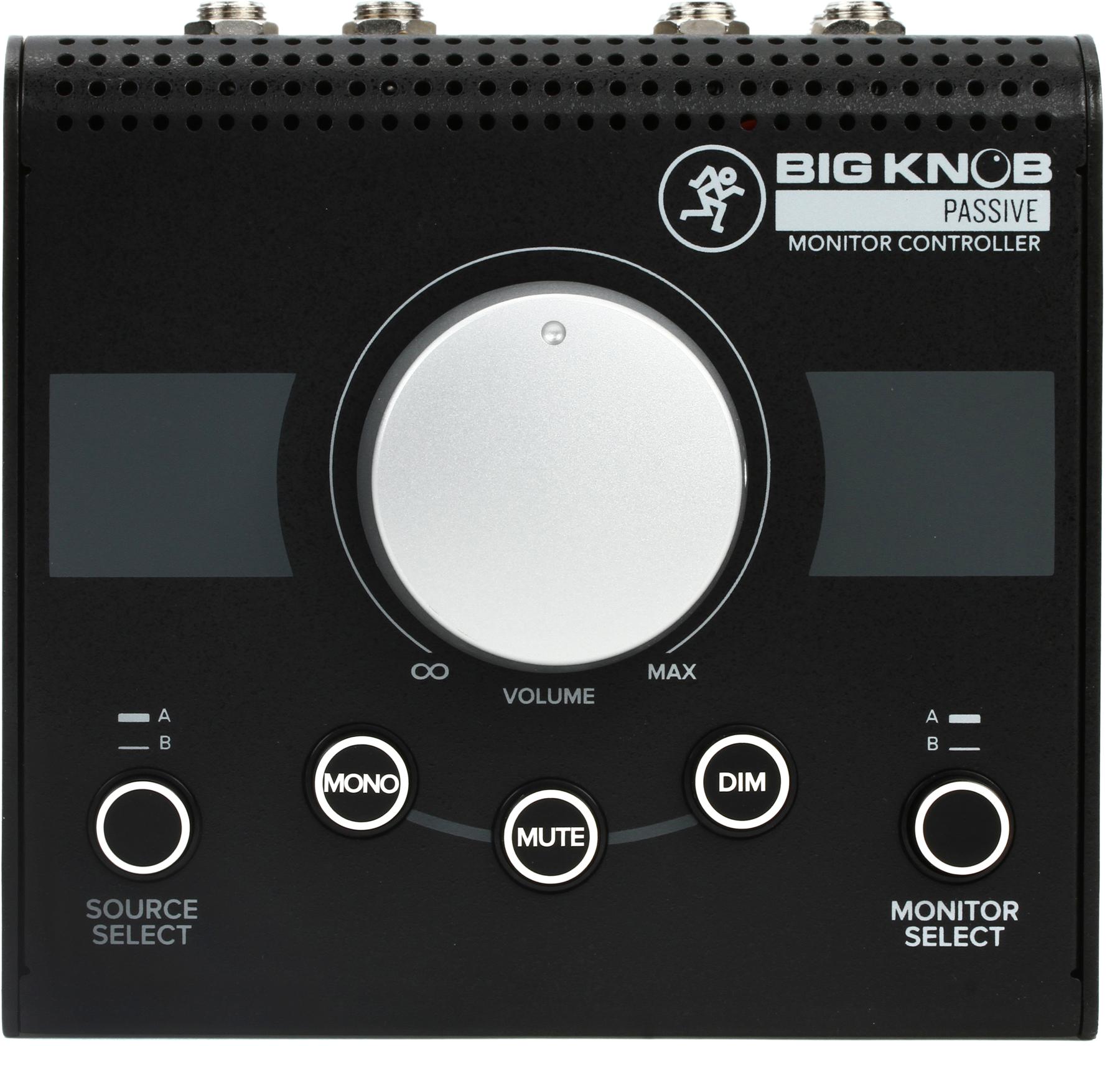 presonus monitor station vs mackie big knob