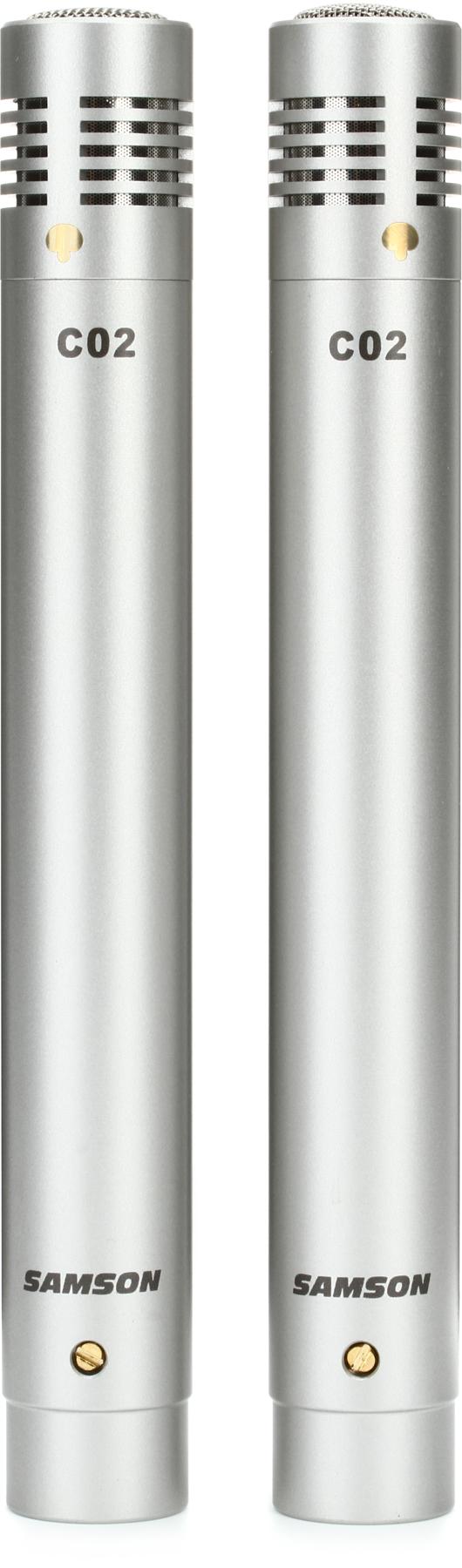 5. Samson C02PR Pencil Condenser Microphones