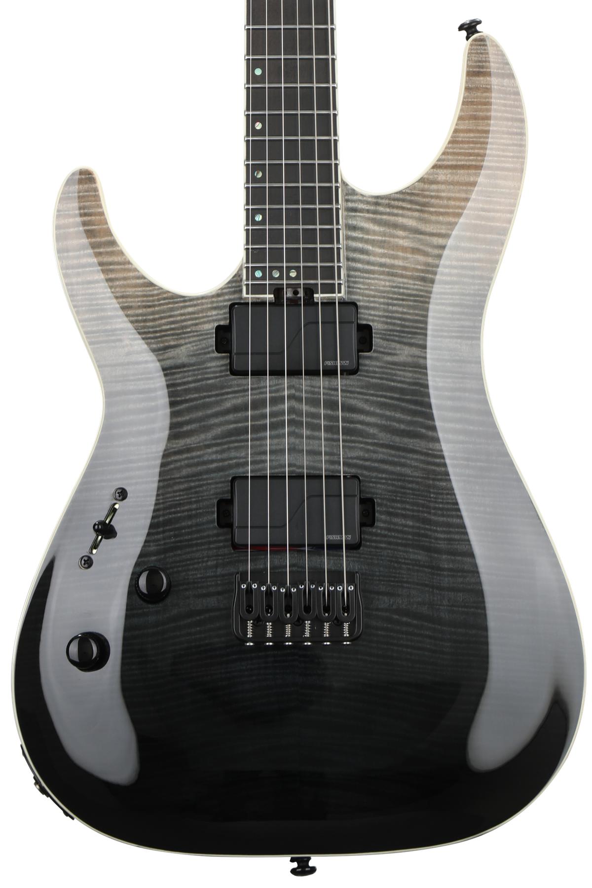 Schecter C-1 SLS Elite Left-handed - Black Fade Burst | Sweetwater