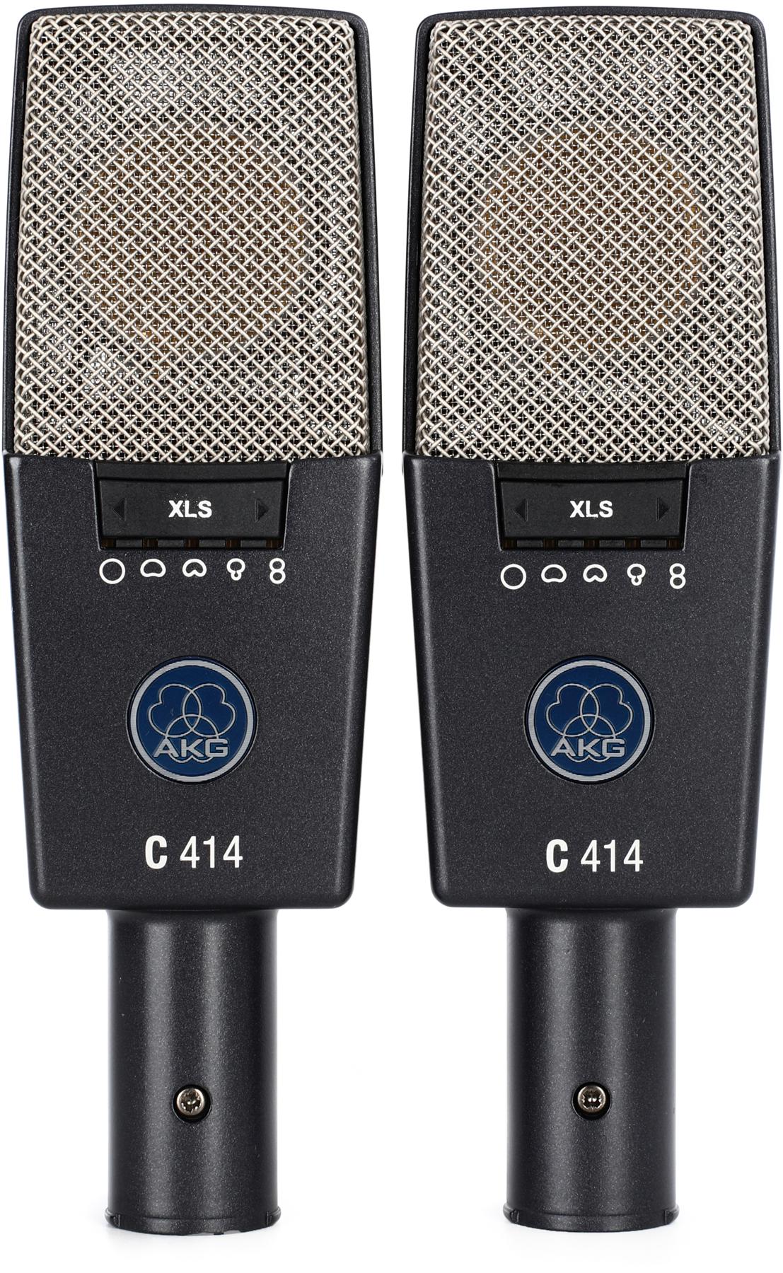 C414 XLS/ST Large-diaphragm Condenser Microphone - Matched Pair