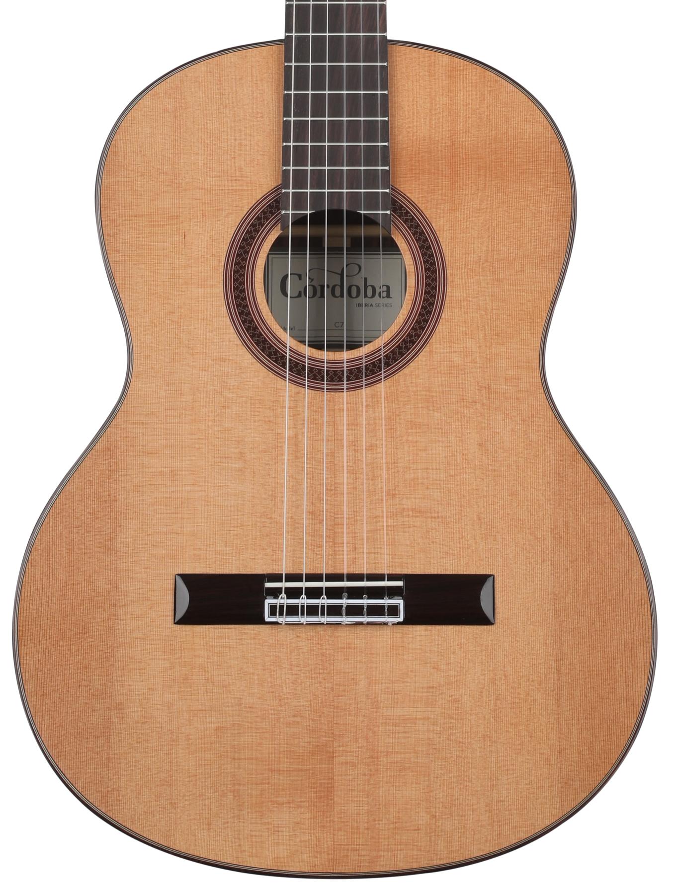 Cordoba C7, Nylon String Acoustic Guitar- Cedar