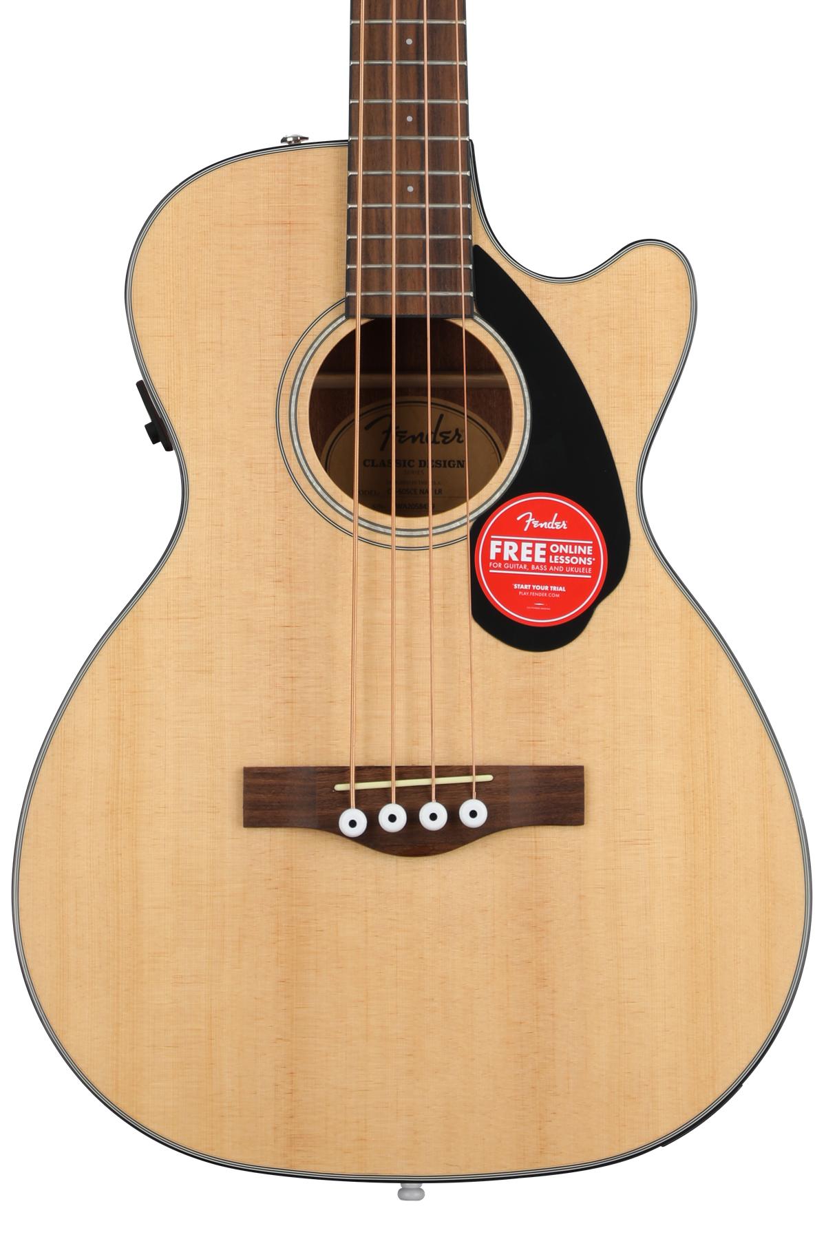 5. Fender CB-60SCE Acoustic Bass Guitar