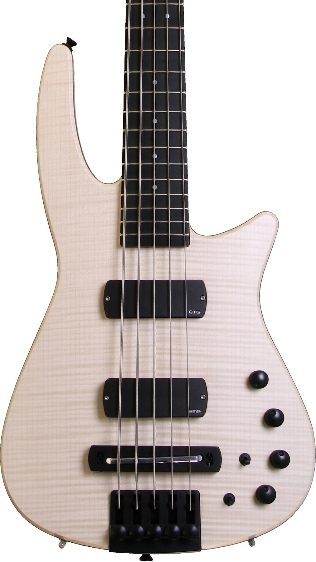 NS Design CR5 Radius Bass Guitar - Natural Satin | Sweetwater