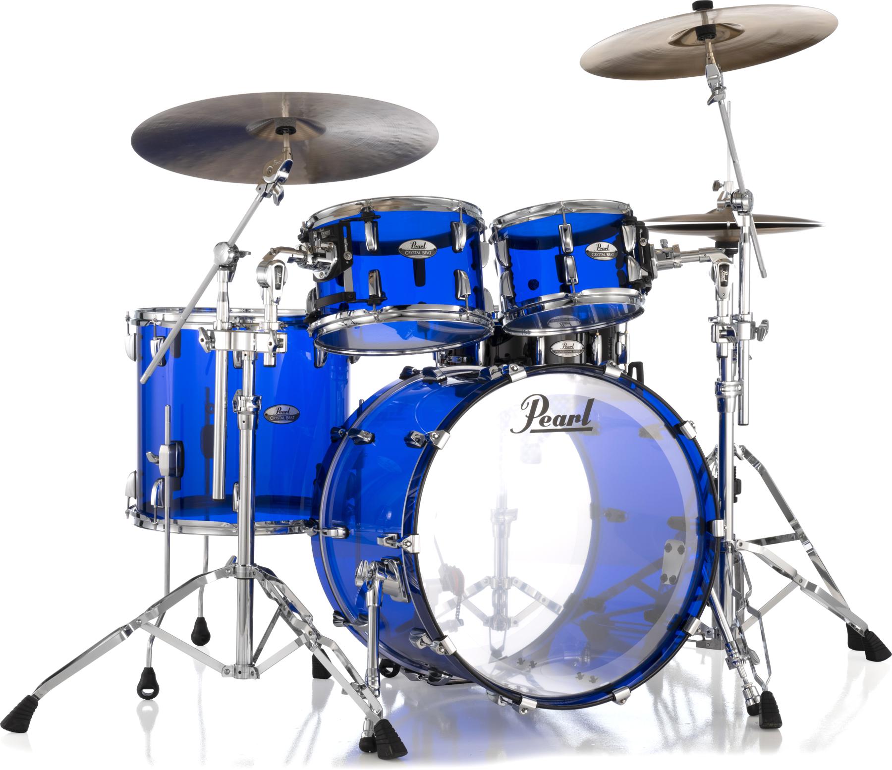 Pearl Crystal Beat CRB524P/C 4-piece Shell Pack - 50th Anniversary Limited-edition Sapphire Blue