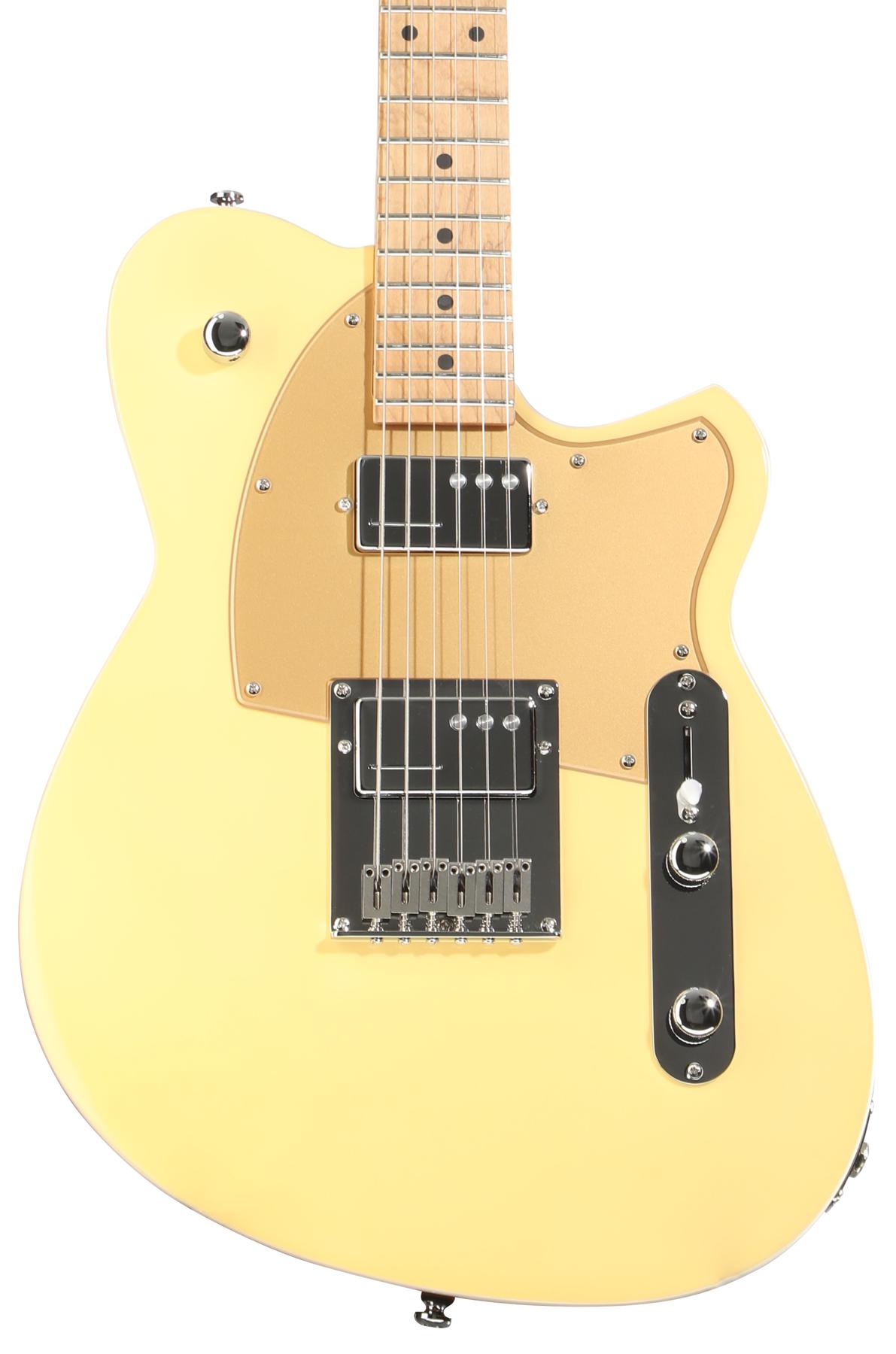 Charger Cleancut Electric Guitar - Powder Yellow, Maple Fingerboard