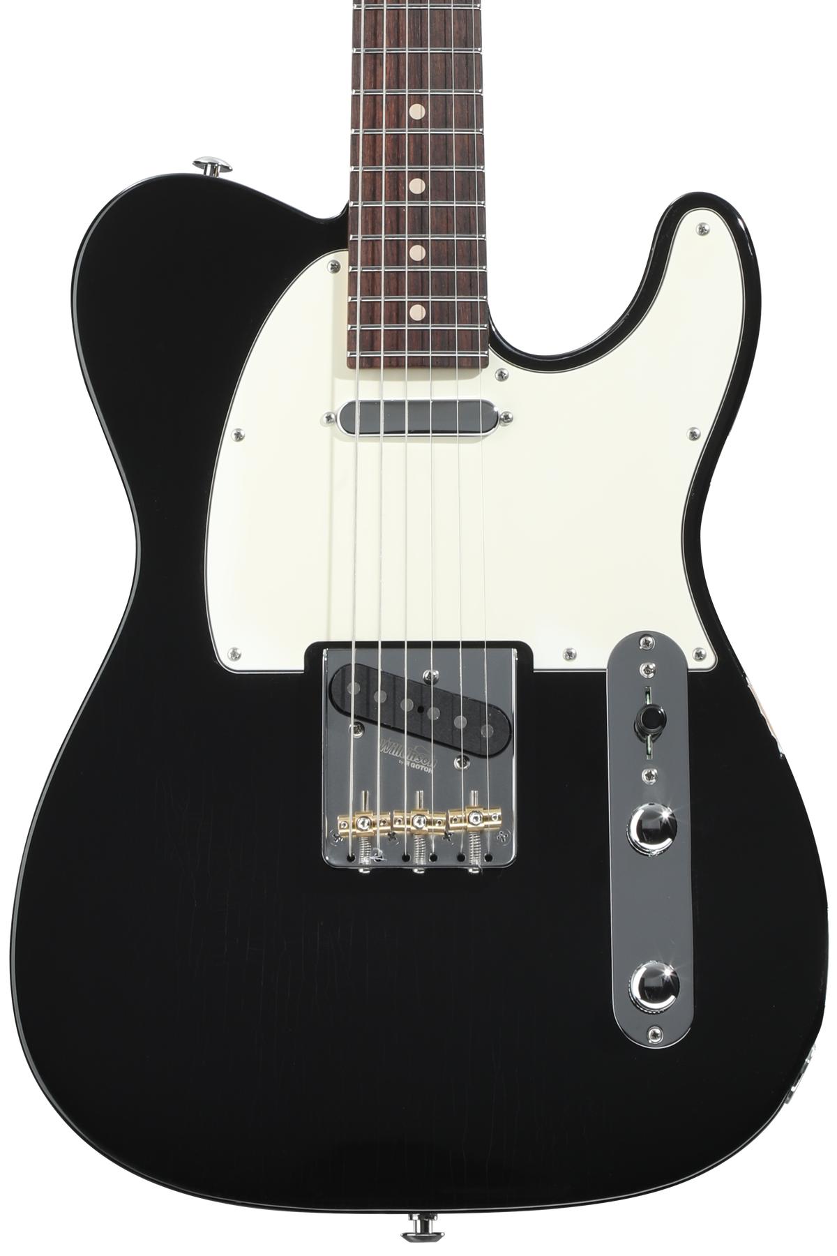 Suhr Classic T Antique Electric Guitar - Black, Light Aging