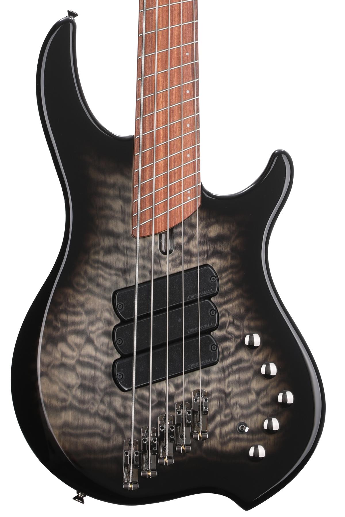 Dimensions for the Dingwall Combustion 5String Electric Bass
