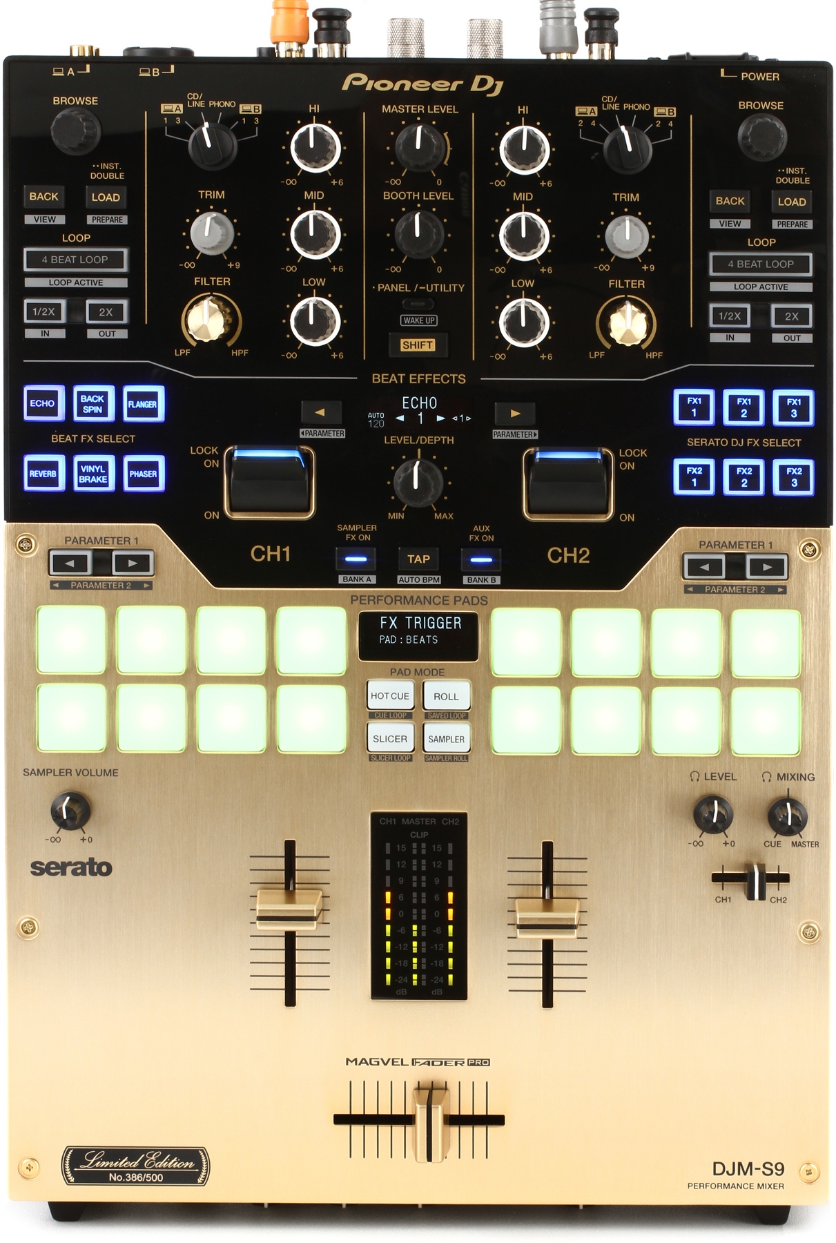DJM-S9 Gold Edition 2-channel Mixer for Serato DJ
