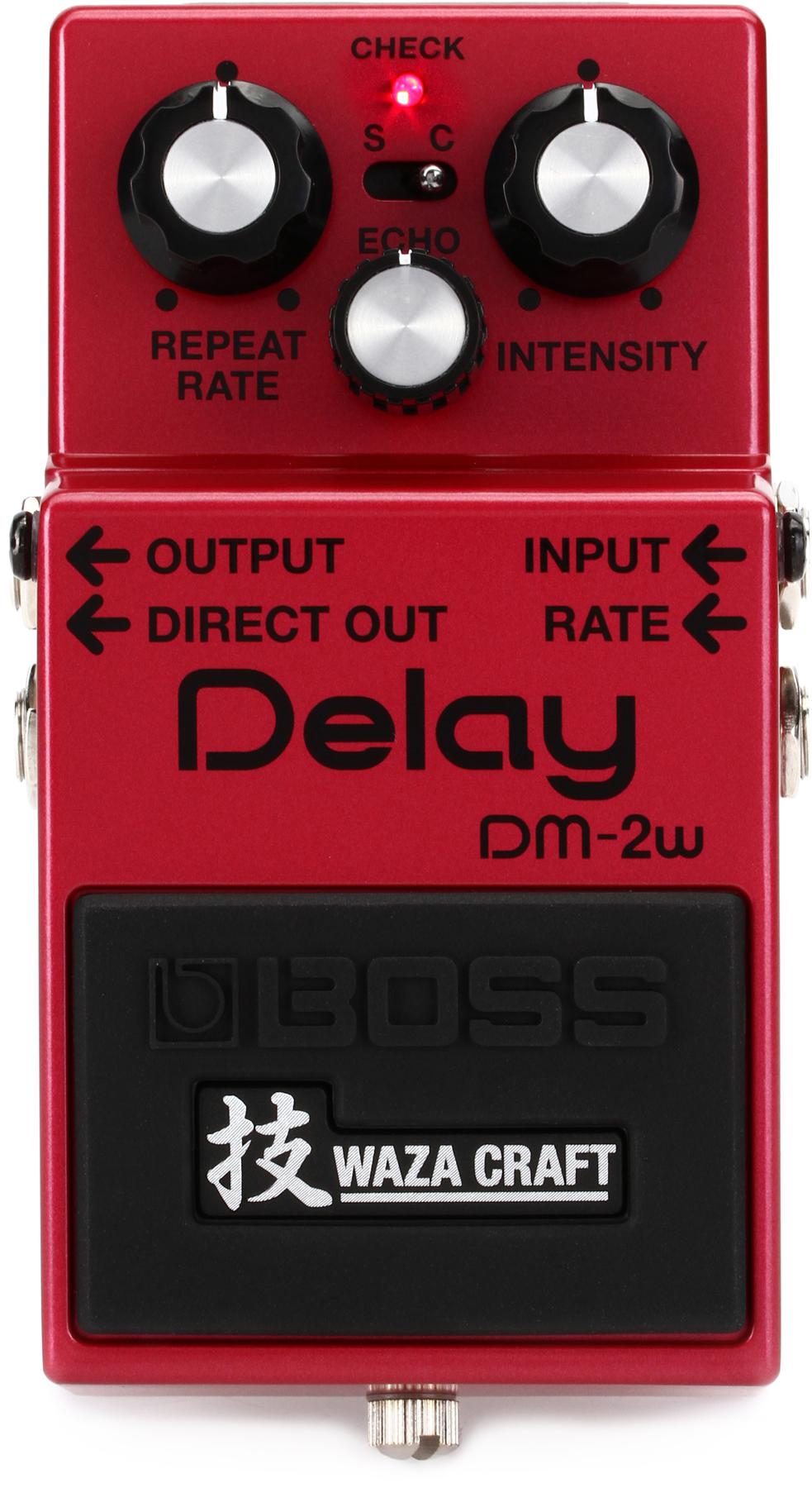 1. Boss DM-2W Waza Craft Delay Pedal