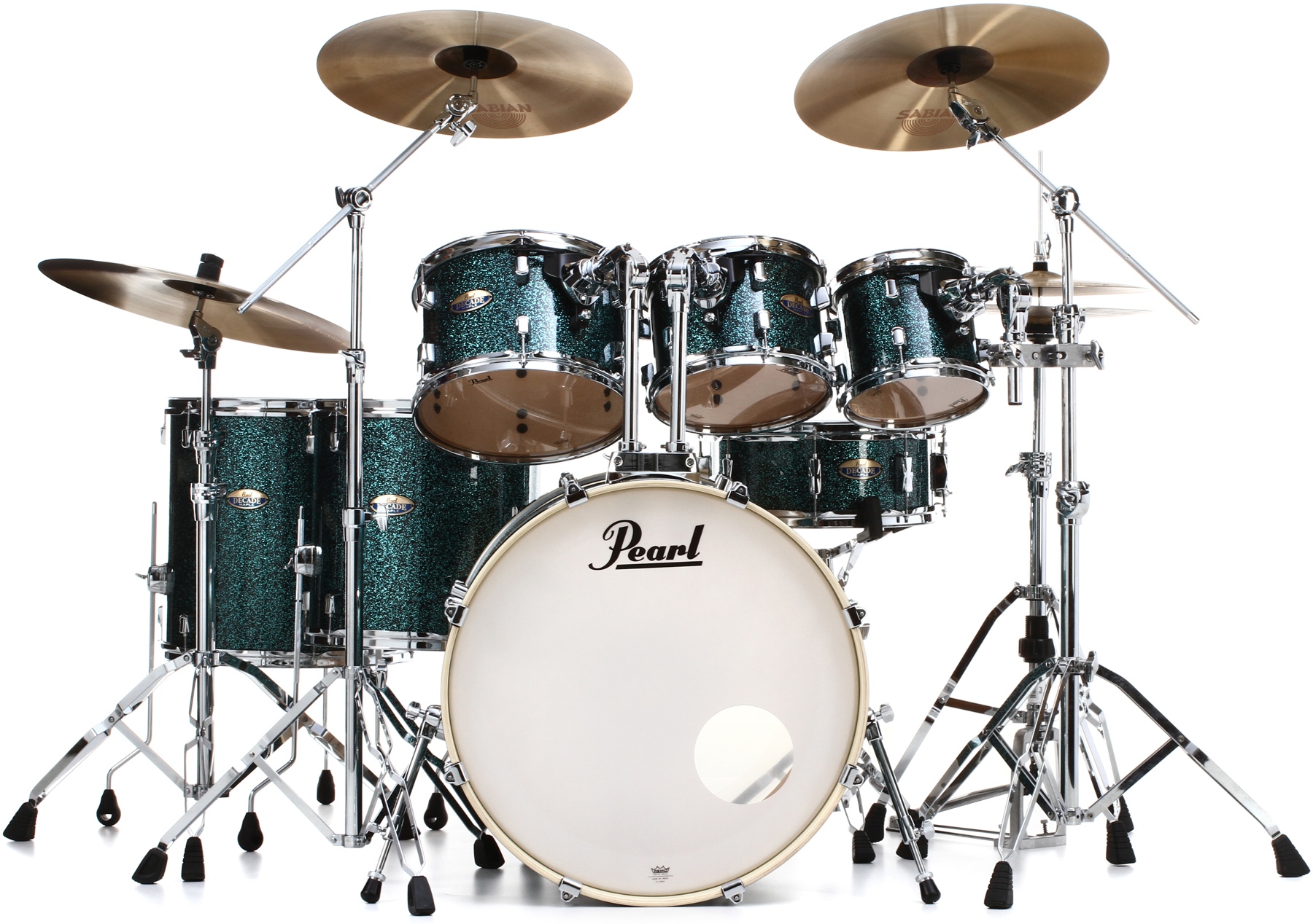 Decade Maple Shell Pack - 7pc - Ocean Galaxy Flake Wrap