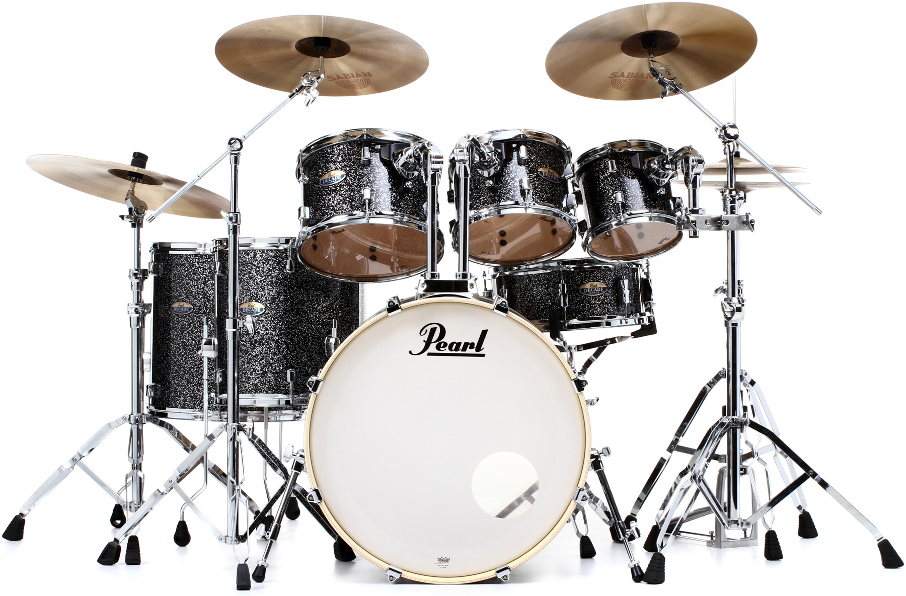 Decade Maple Shell Pack - 7pc - Slate Galaxy Flake Wrap