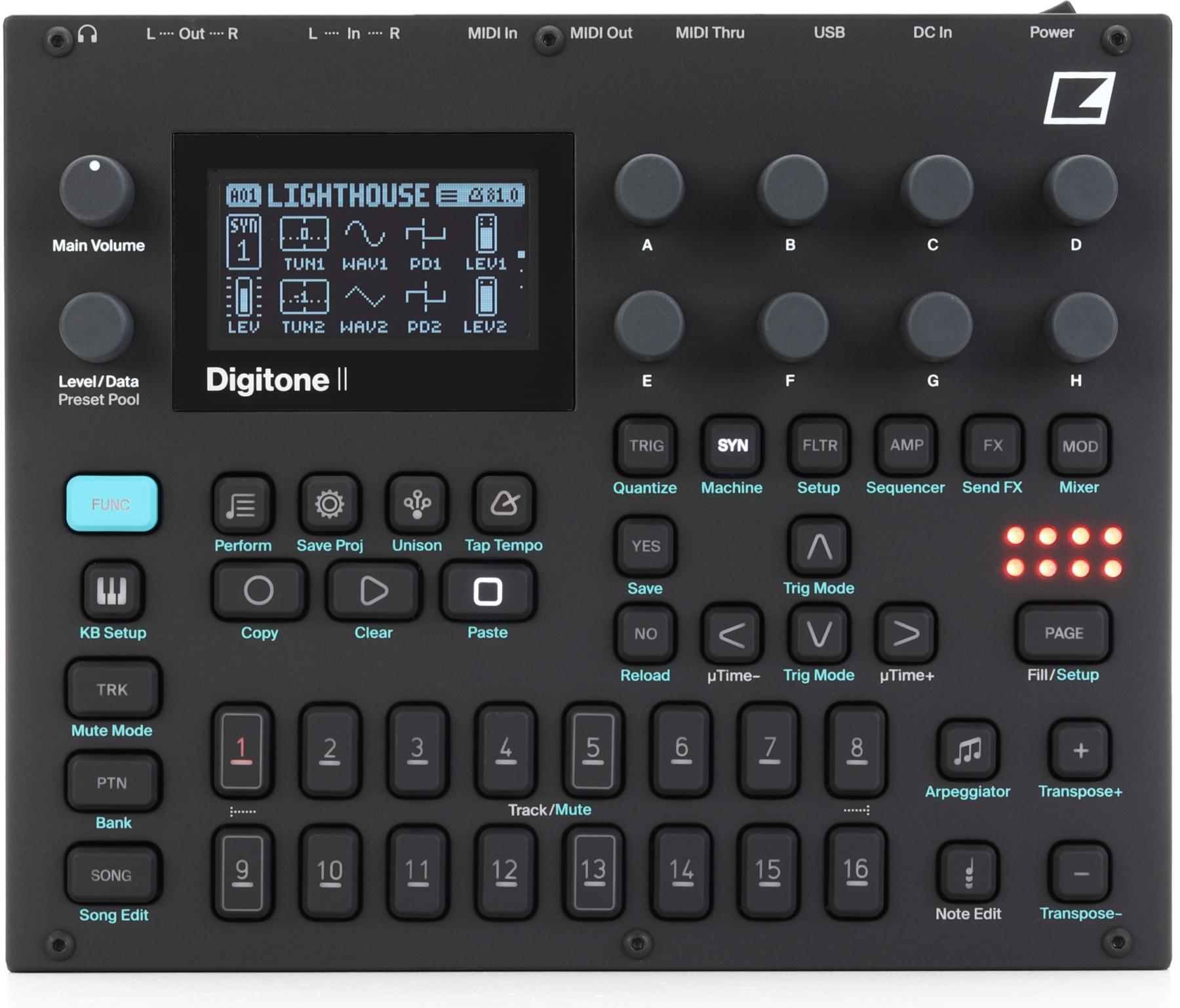 Digitone II 16-track Polyphonic Digital Synthesizer
