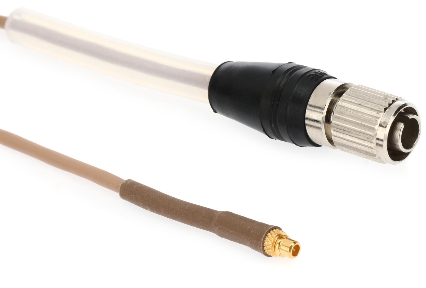 E6 Earset Cable - 2mm Diameter with cH-style Connector for Audio-Technica Wireless (ATCH) - Tan